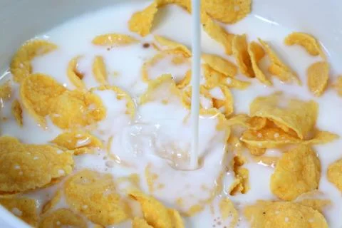 Corn flakes 스톡 사진