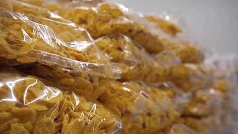 Corn flakes in the store Stock Footage 269971261