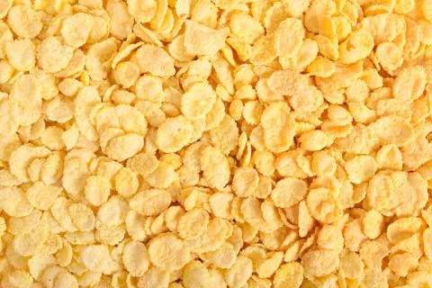 Corn flakes texture Stock Photos