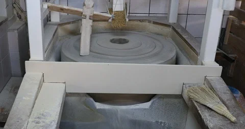 Corn Flour Milling With Water Mill (4) Stock Footage 96262273