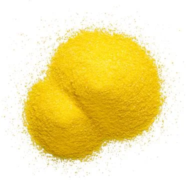 CORN FLOUR ON WHITE Foto stock