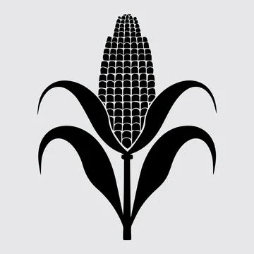 Corn flower vector art design Ilustración de archivo