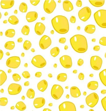 Corn grain pattern background Stock Illustration