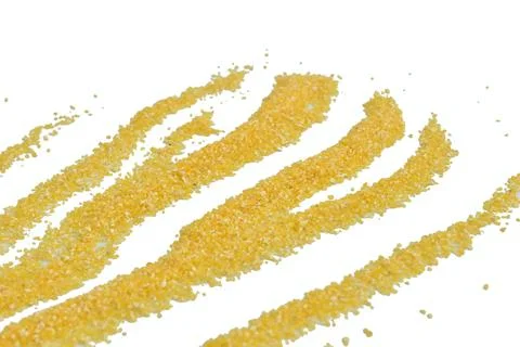 Corn grits ready for cooking. Stock Photos