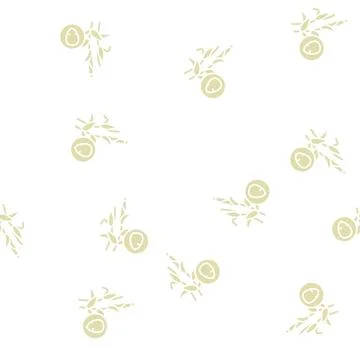 Corn groat glyph seamless pattern Stock Illustration