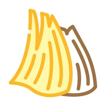 Corn husks color icon vector illustration Illustrazione stock