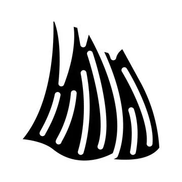 Corn husks glyph icon vector illustration Stock Illustration