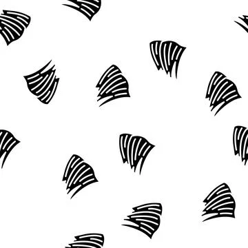 Corn husks glyph vector seamless pattern Stock Illustration