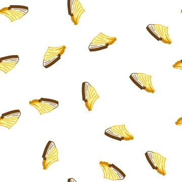 Corn husks isometric icon seamless pattern Stock Illustration