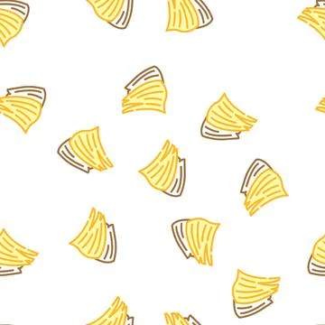 Corn husks vector seamless pattern Illustrazione stock