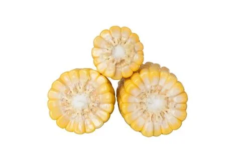 Corn isolate on white background Stock Photos