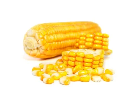 Corn isolated on white background Foto stock