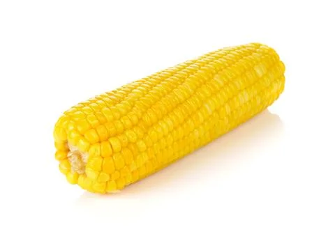 Corn isolated on a white background Stock Photos