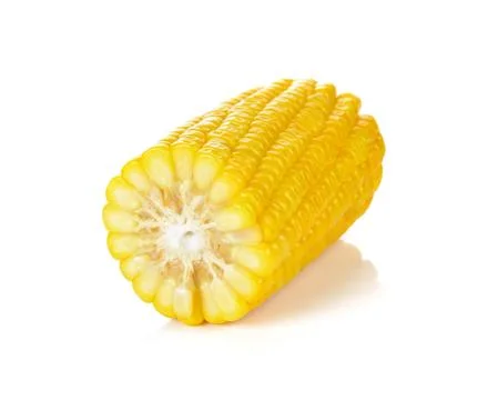 Corn isolated on a white background Stock Photos