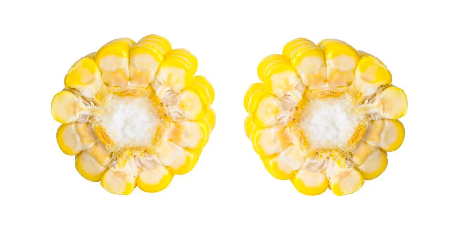 Corn isolated on white background Foto stock