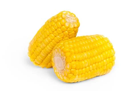 Corn isolated on white background Stock Photos