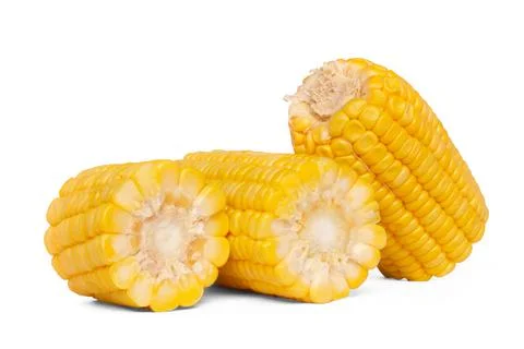 Corn isolated on white background 스톡 사진