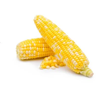 Corn isolated on white background Foto stock