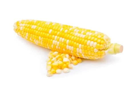 Corn isolated on white background Foto stock