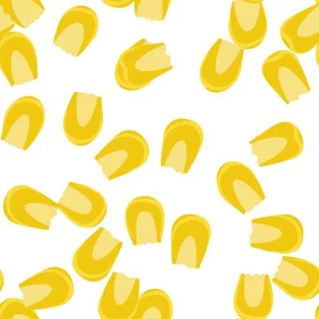 Corn kernel Stock Illustration