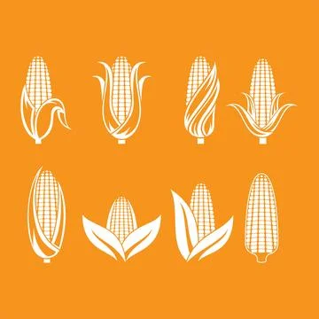 Corn logo illustration vector Illustration