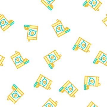 Corn maize gluten free vector seamless pattern Illustrazione stock