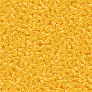 Corn maize grain bulk vector seamless pattern. Realistic illustration. Illustrazione stock