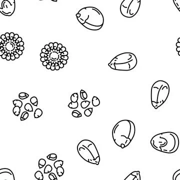Corn maize green, cob sweet vector seamless pattern Stock Illustration