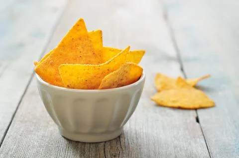 Corn nachos Stock Photos
