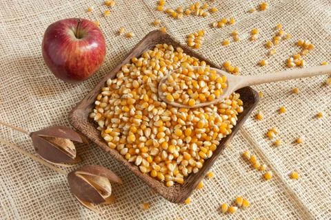 Corn as natural ingredient Stock Photos