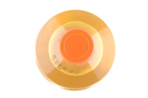 Corn oil on white Stock Photos