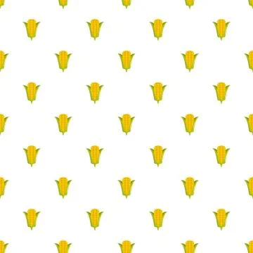 Corn pattern seamless イラスト素材