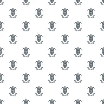 Corn pattern vector seamless Illustrazione stock