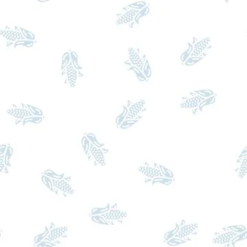 Corn plant glyph vector seamless pattern Stock Illustration