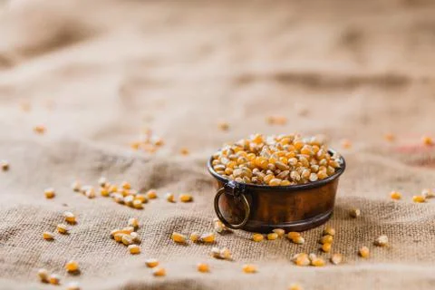 Corn in a pot Stock Photos