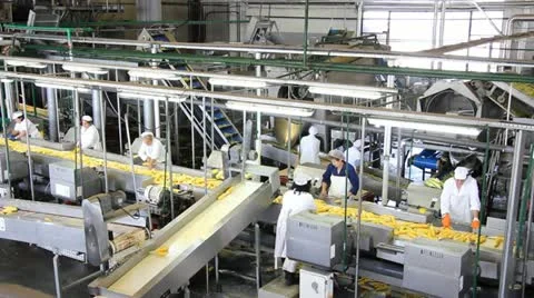 Corn processing factory Stock Footage 11879813