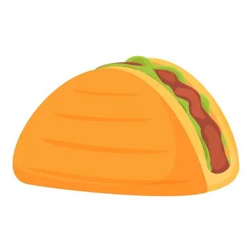 Corn quesadilla icon cartoon vector. Vegetable mexican イラスト素材