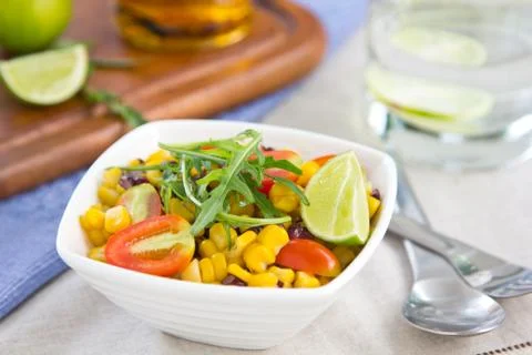 Corn salad Stock Photos
