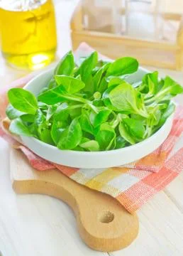 Corn salad Stock Photos