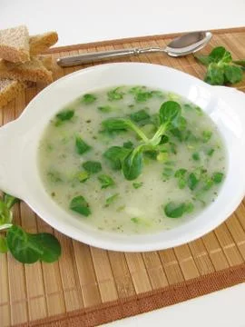 Corn salad soup Stock-Fotos