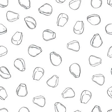 Corn set. Vector pattern Stock Illustration