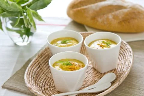 Corn soup Foto stock