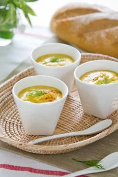Corn soup Stock Photos