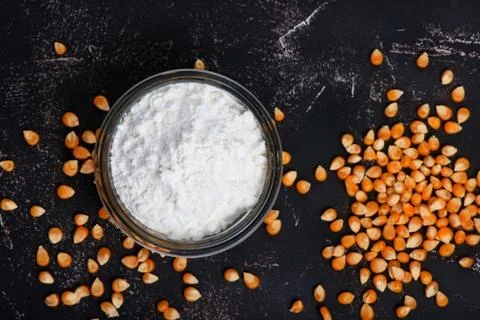 Corn starch Foto stock