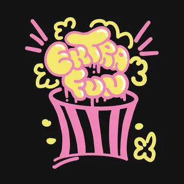 Corn sticker black Illustrazione stock