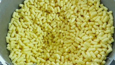 Corn sticks with powdered sugar Video stock 76294430