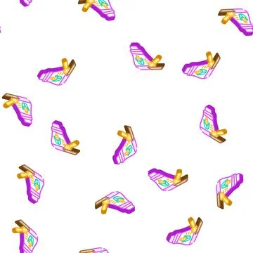 Corn syrup isometric icon seamless pattern Illustrazione stock