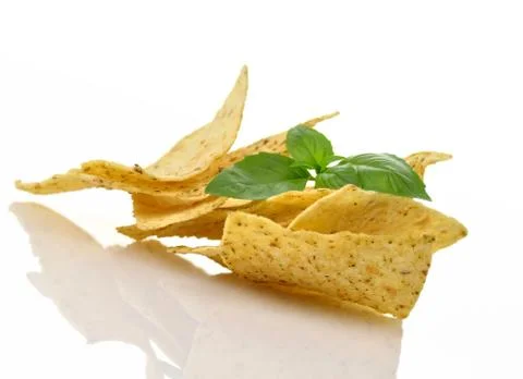 Corn tortilla chips Stock Photos