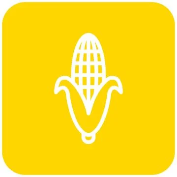 Corn Vector Icon Design Illustration Stock Illustration