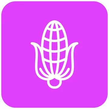 Corn Vector Icon Design Illustration Stock Illustration